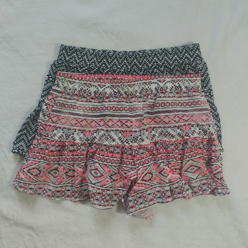 Aeropostale Aztec Shorts Bundle Medium Flowy Cute